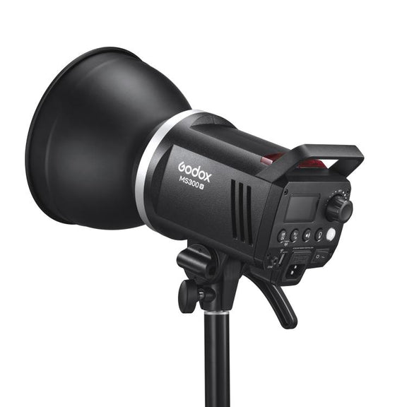Godox MS300-V Studio Flash Light 300Ws Bowens Mount Strobe Light with Lamp Cover (UK Plug)