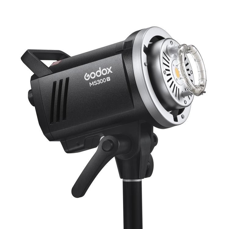 Godox MS300-V Studio Flash Light 300Ws Bowens Mount Strobe Light with Lamp Cover (EU Plug)