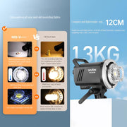 Godox MS300-V Studio Flash Light 300Ws Bowens Mount Strobe Light with Lamp Cover (AU Plug)