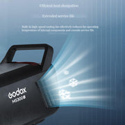 Godox MS300-V Studio Flash Light 300Ws Bowens Mount Strobe Light with Lamp Cover (AU Plug)
