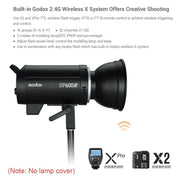 Godox DP400III Studio Flash Photo Light 400Ws 2.4G Wireless X System Bowens Mount Strobe Light, No Lamp Cover (UK Plug)