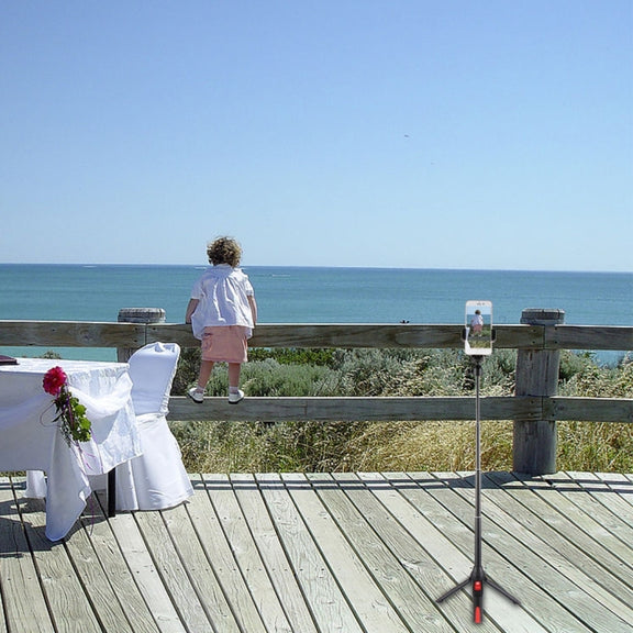 20-68cm Grip Foldable Tripod Holder Multi-functional Selfie Stick Extension Monopod with Phone Clip & Remote Control, For iPhone, Galaxy, Huawei, Xiaomi, HTC, Sony, Google and other Smartphones