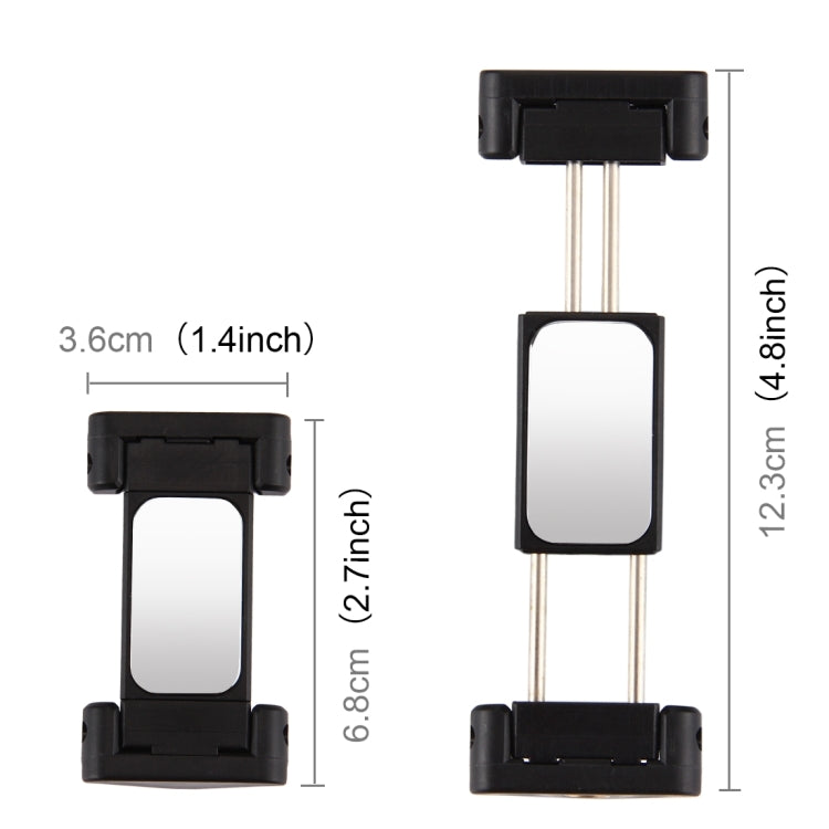 20-68cm Grip Foldable Tripod Holder Multi-functional Selfie Stick Extension Monopod with Phone Clip & Remote Control, For iPhone, Galaxy, Huawei, Xiaomi, HTC, Sony, Google and other Smartphones