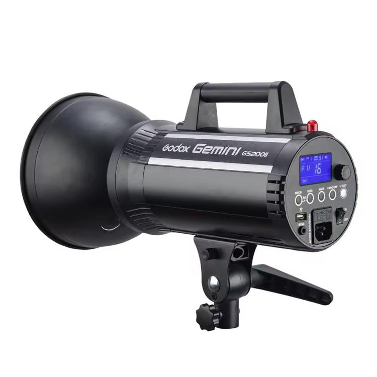 Godox Gemini GS200II Studio Flash Light 200Ws Bowens Mount Strobe Flash (UK Plug)