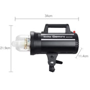 Godox Gemini GS200II Studio Flash Light 200Ws Bowens Mount Strobe Flash (EU Plug)