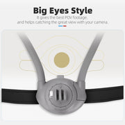 Sunnylife POV Neck Mount Hand Free Video Vlog Neck Selfie Holder with Body Strap (Grey)