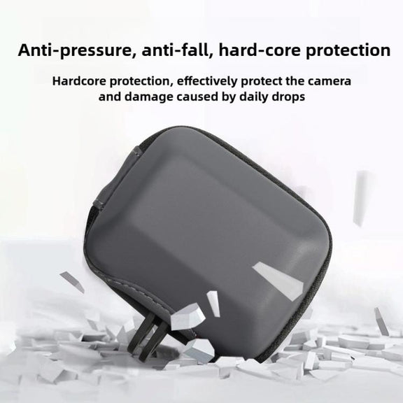 Portable Body Half Coverage Storage Box Bag for GoPro / DJI Action Camera (Grey)