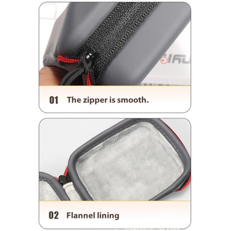 Portable Body Half Coverage Storage Box Bag for GoPro / DJI Action Camera (Grey)