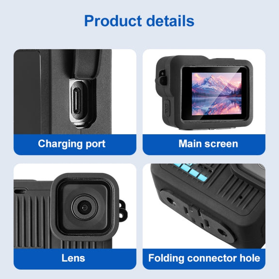 For GoPro HERO 2024 Side Interface Door Cover (Black)