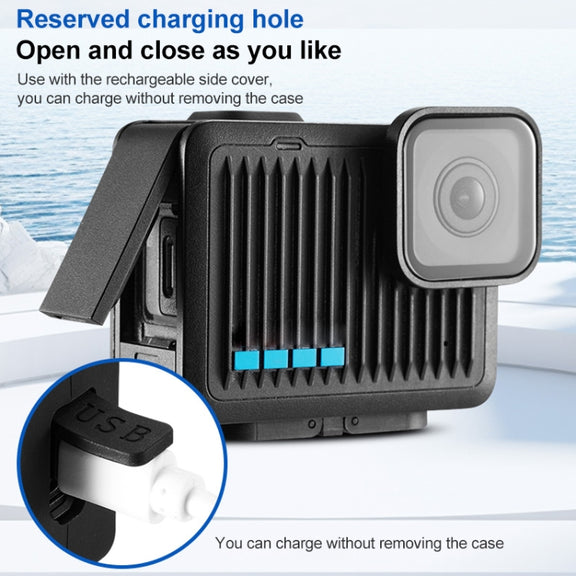 For GoPro HERO 2024 Side Interface Door Cover (Black)