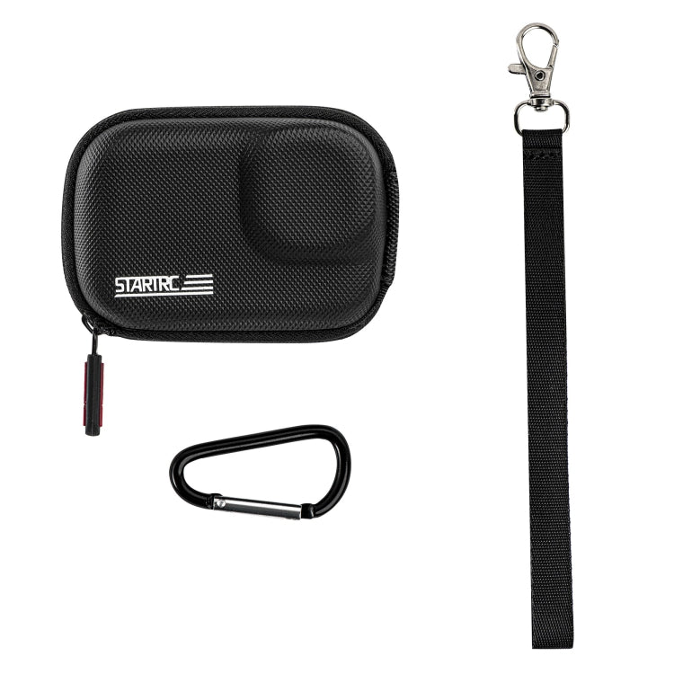 STARTRC Camera PU Carry Case For Insta360 GO3 / DJI Action 3 / 4 / 5 Pro (Black)