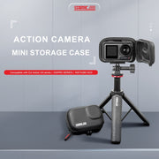 STARTRC Camera PU Carry Case For Insta360 GO3 / DJI Action 3 / 4 / 5 Pro (Black)