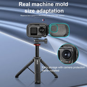 STARTRC Camera PU Carry Case For Insta360 GO3 / DJI Action 3 / 4 / 5 Pro (Black)
