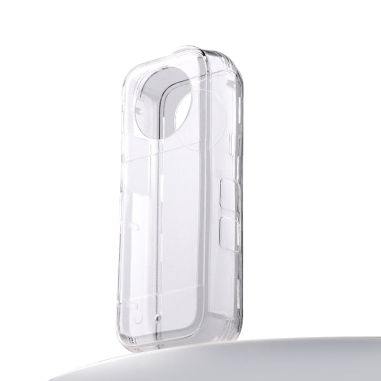 For Insta360 X3 Hollow Clear TPU Protective Case (Transparent)