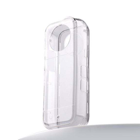 For Insta360 X3 Hollow Clear TPU Protective Case (Transparent)