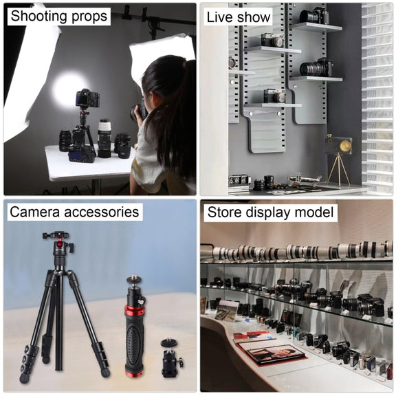 For Leica M Non-Working Fake Dummy DSLR Camera Model Photo Studio Props, Long Lens(Silver)