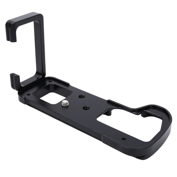 FITTEST LB-GH5 Vertical Shoot Quick Release L Plate Bracket Base Holder for Panasonic LUMIX GH5 Camera Metal Ballhead(Black)