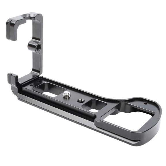 FITTEST LB-A6500 Vertical Shoot Quick Release L Plate Bracket Base Holder for Sony  ILCE-6500 (A6500) Camera Metal Ballhead(Black)
