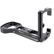 FITTEST LB-A6500 Vertical Shoot Quick Release L Plate Bracket Base Holder for Sony  ILCE-6500 (A6500) Camera Metal Ballhead(Black)