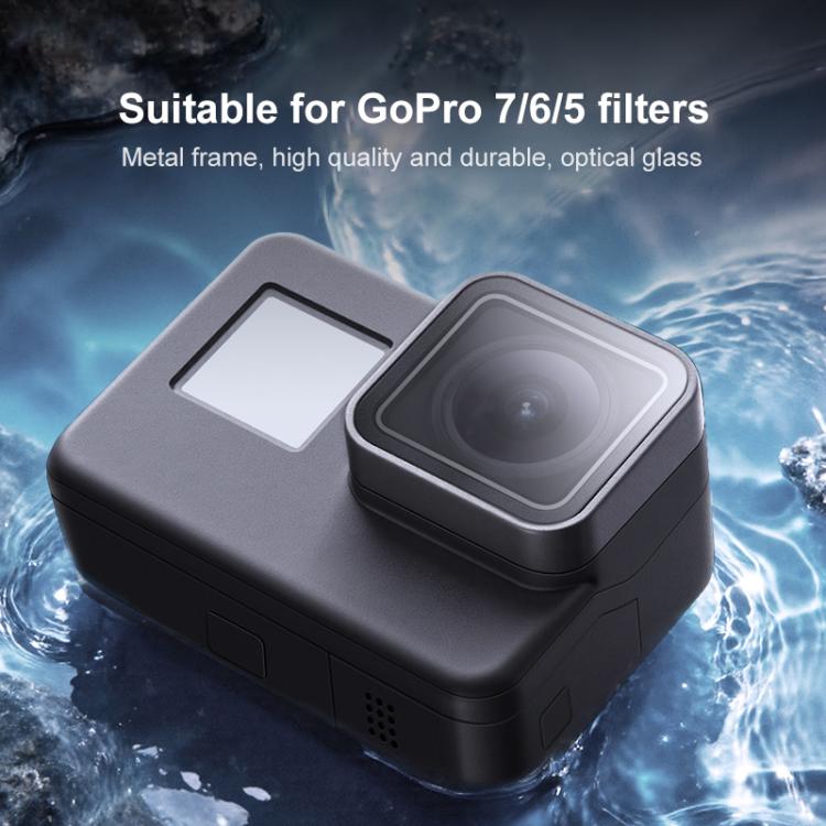 For GoPro HERO7 /6 /5 Protective Lens CPL Filter (Black)