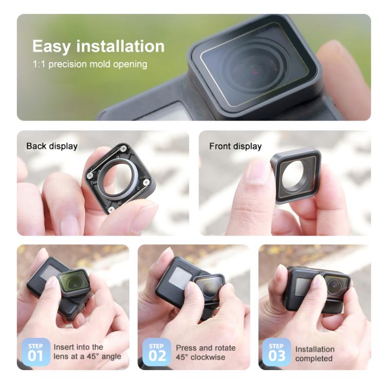 For GoPro HERO7 /6 /5 Protective Lens CPL Filter (Black)