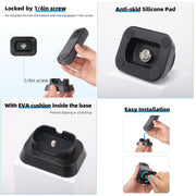 For Insta360 X4 Sunnylife Desktop Stand Base (Black)
