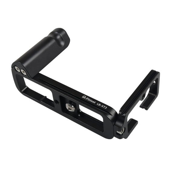 Vertical Shoot Quick Release L Plate Bracket Base Holder for Fujifilm XT3 X-T3(Black)
