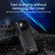 For Insta360 X5 / X4 Screen Lens Protective Cover (Black)