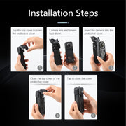 For Insta360 X5 / X4 Screen Lens Protective Cover (Black)