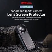 For Insta360 X5 / X4 Screen Lens Protective Cover (Black)