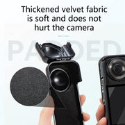 For Insta360 X5 / X4 Screen Lens Protective Cover (Black)