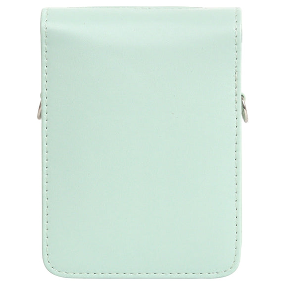 For FUJIFILM Instax mini Link 3 Full Body Leather Case Bag with Strap(Green)