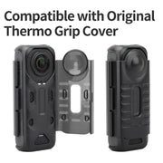For Insta360 X4 Sunnylife Integrated Lens Screen Protective Cover (Transparent Black)