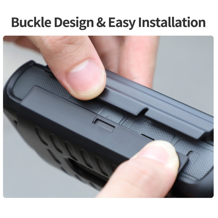 For Insta360 X4 Sunnylife Integrated Lens Screen Protective Cover (Transparent Black)