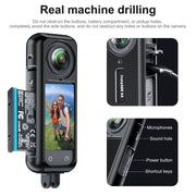 For Insta360 X4 Aluminum Alloy Metal Protective Cage Housing Frame (Black)