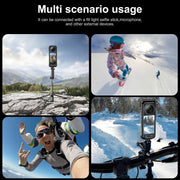 For Insta360 X4 Aluminum Alloy Metal Protective Cage Housing Frame (Black)