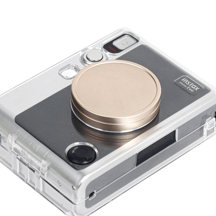 For FUJIFILM Instax mini EVO Camera Lens Cap Aluminum Alloy Protective Cover (Red)