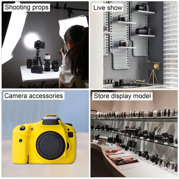 For Canon EOS 7D Non-Working Fake Dummy 70-200 Lens DSLR Camera Model Photo Studio Props with Strap