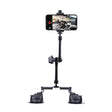 Dual-leg Suction Cup Articulating Friction Magic Arm Phone Clamp Mount (Black) - Holder by PMC TechLife | Online Shopping South Africa | PMC TechLife | Buy Now Pay Later Mobicred
