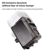For Insta360 Ace / Ace Pro PC Cage Expansion Adapter Frame with Dual Cold Shoe Bases (Black)