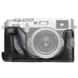 1/4 inch Thread PU Leather Camera Half Case Base for FUJIFILM X100F (Black) - free shipping - PMC TechLife - Order now!