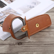 1/4 inch Thread PU Leather Camera Half Case Base for Canon EOS 6D /  6D Mark II (Brown)