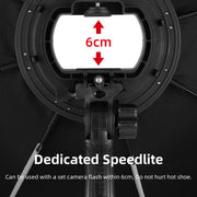 TRIOPO K65 65cm Speedlite Flash Octagon Parabolic Softbox Bowens Mount Diffuser for Speedlite