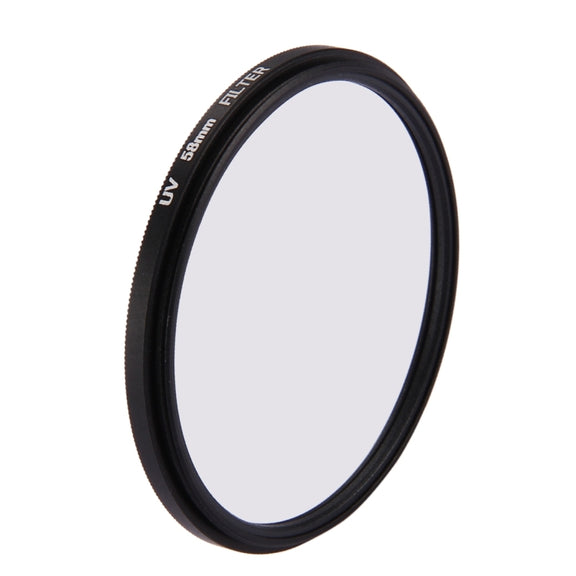 58mm 3 in 1 Round Circle UV Lens Filter with Cap for GoPro HERO7 Black/6 /5