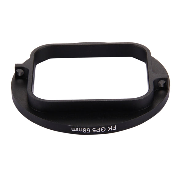 58mm 3 in 1 Round Circle CPL Lens Filter with Cap for GoPro HERO7 Black/6 /5