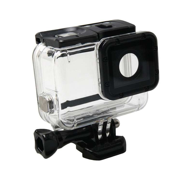 For GoPro HERO6 /5 Water-resistant Housing Protective Case + Hollow Back Cover with Buckle Basic Mount & Screw