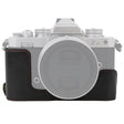 1/4 inch Thread PU Leather Camera Half Case Base for Nikon Z fc (Black) - Half Case by PMC TechLife | Online Shopping South Africa | PMC TechLife | Buy Now Pay Later Mobicred