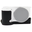 1/4 inch Thread PU Leather Camera Half Case Base for Sony ZV-E10 / ZV-E10L (Black) - Half Case by PMC TechLife | Online Shopping South Africa | PMC TechLife | Buy Now Pay Later Mobicred