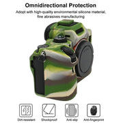 For Sony A7 III / ILCE-7M3 / A7R III Soft Silicone Protective Case(Camouflage)