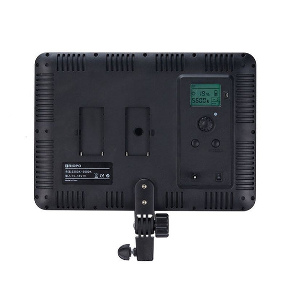 TRIOPO TTV-600 36+36W 5500-3200K 600 LEDs Flat Fill Light with Remote Control & Display